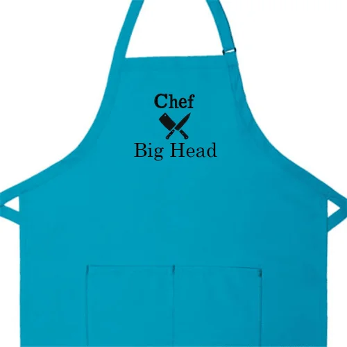 Personalized Apron Embroidered Chef Knives Design Add a Name