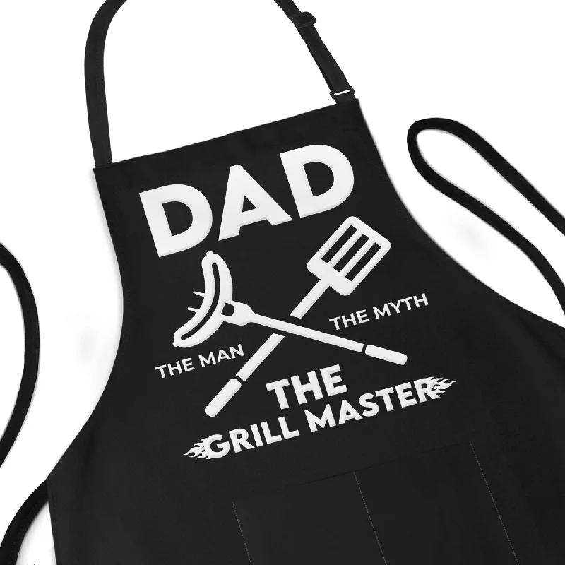 Dad The Man The Myth The Grill Master - Funny Dad Apron