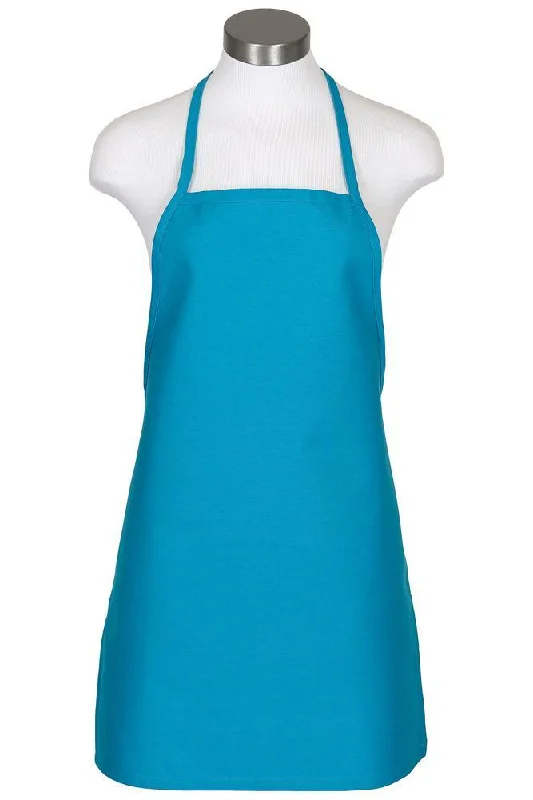 Turquoise Cover Up Bib Apron (No Pockets)