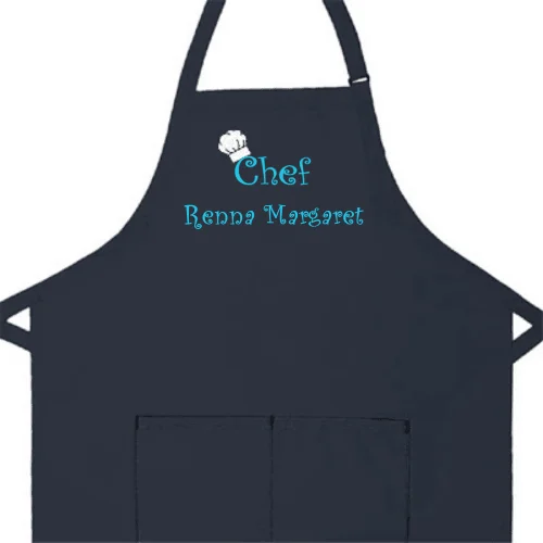 Personalized Apron Embroidered Chef Any Name Design Add a Name