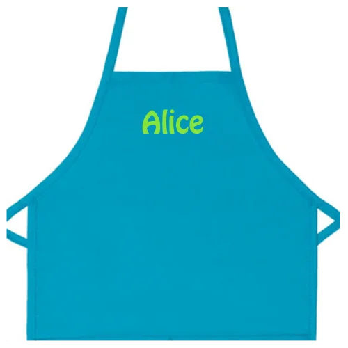 Personalized Apron Embroidered Name or Text Child Apron