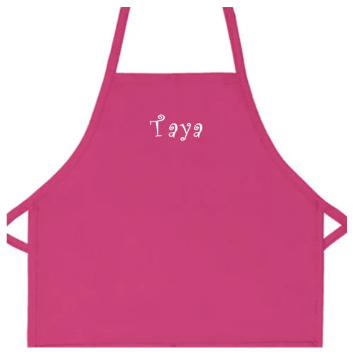 Personalized Apron Embroidered Name or Text Child Apron