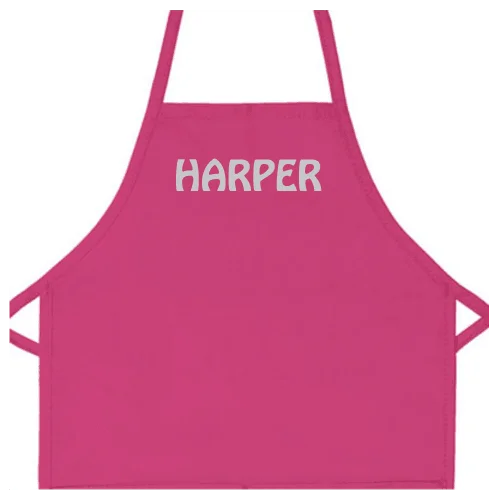 Personalized Apron Embroidered Name or Text Child Apron