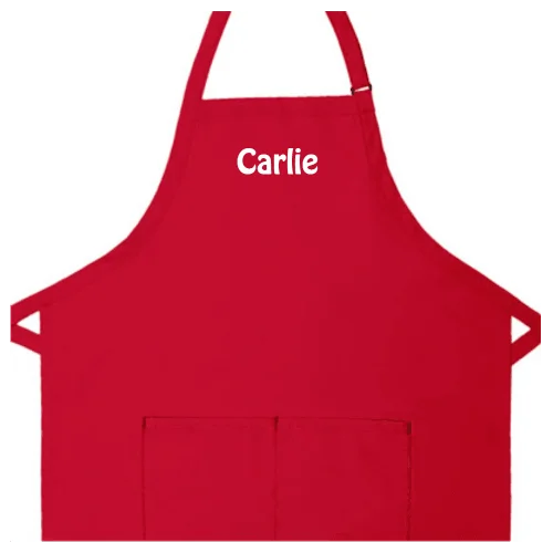 Personalized Apron Embroidered Name or Text