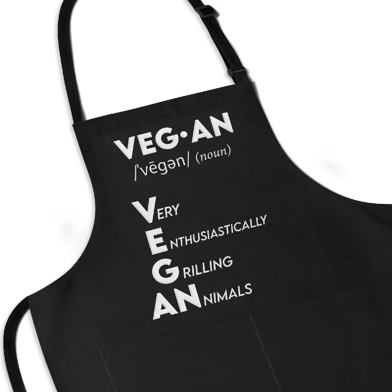 VEGAN Definition Apron