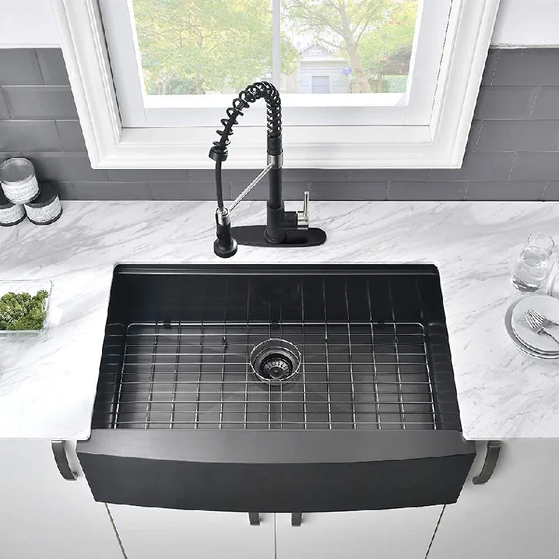 33" L X 21" W Farmhouse Kitchen Sink -Stainless Steel Kitchen Sink