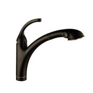 AA Warehousing 'David' Single Handle Oil Rubbed Bronze Kitchen Faucet