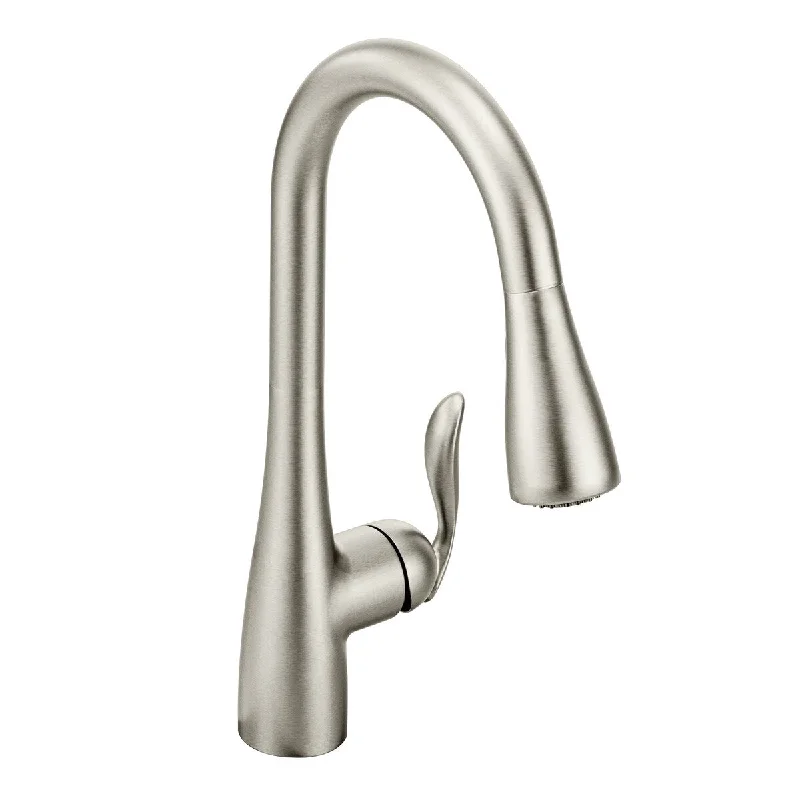 Arbor Spot Resist Stainless One-Handle Pulldown Kitchen Faucet with Sprayer and a Reflex Docking System, Kitchen Sink Faucet