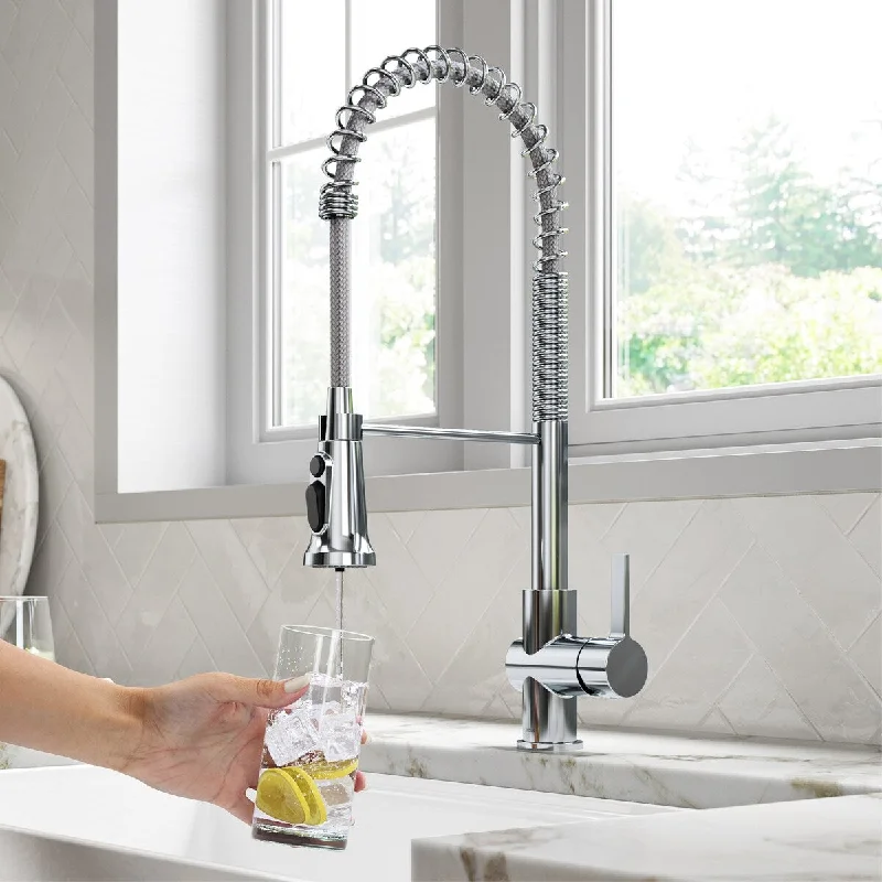 Commercial Style Pull-Down Single Handle Water Filter Kitchen Faucet for Reverse Osmosis or Water Filtration System