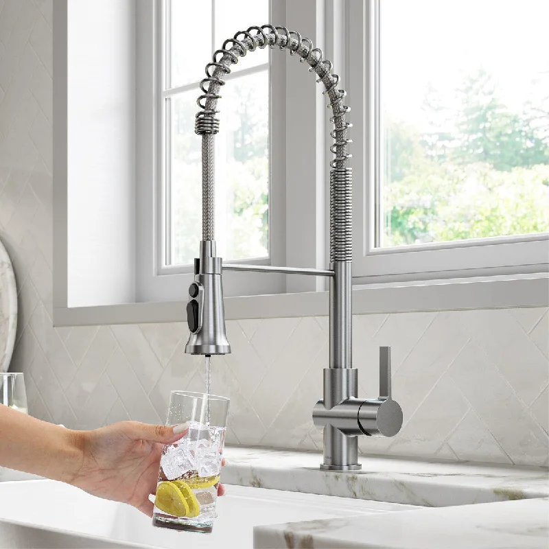 Commercial Style Pull-Down Single Handle Water Filter Kitchen Faucet for Reverse Osmosis or Water Filtration System