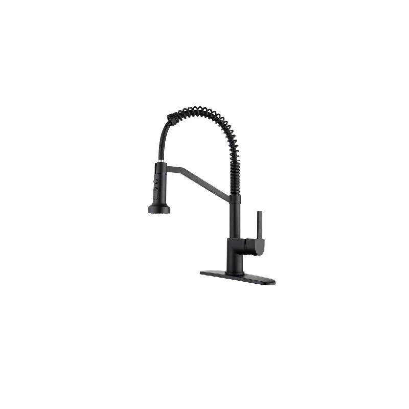 EPOWP Kitchen Faucets with Pull Down Sprayer Single Handle 1 Or 3 Hole