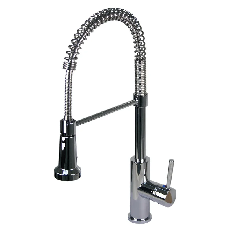 Fontaine Chrome Residential Spring Pull-down Kitchen Faucet