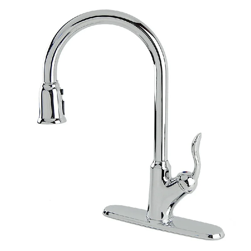 Fontaine Francesca Chrome 1-handle Pull Down Kitchen Faucet