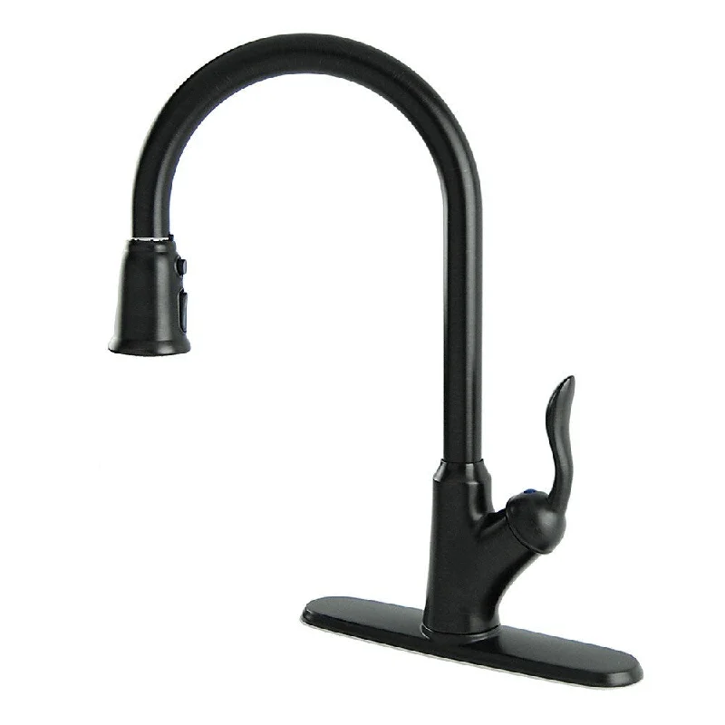 Fontaine Francesca Oil Rubbed Bronze Single-handle Pull Down Kitchen Faucet