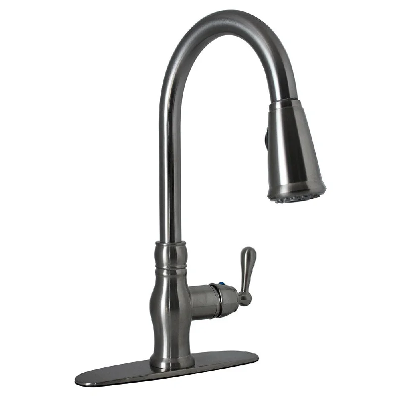 Fontaine Tradizioni Brushed Nickel 1-handle Pull-down Kitchen Faucet - Brushed Nickel