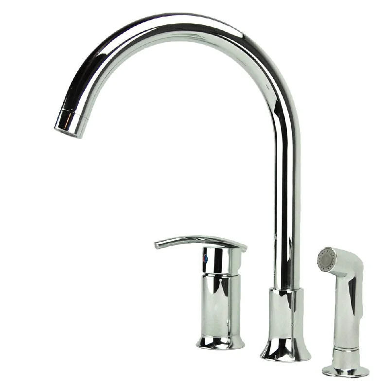 Fontaine Vincennes Single-handle Chrome Kitchen Faucet with Side Spray