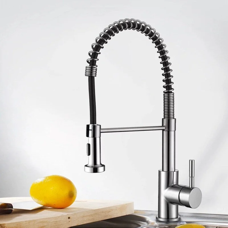 Kitchen Faucet, Brushed Nickel