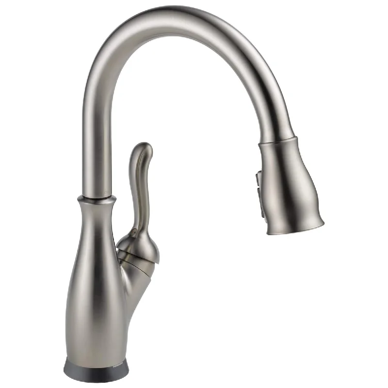 Leland Touch Kitchen Faucet Brushed Nickel, Kitchen Sink Faucets w/Pull Down Sprayer, Touch2O Technology, Without Soap Dispenser