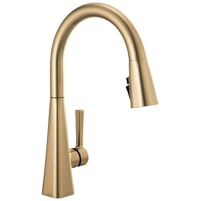 Lenta Gold Kitchen Faucets with Pull Down Sprayer, Kitchen Sink Faucet with Magnetic Docking Spray Head, Faucet for Kitchen Sink