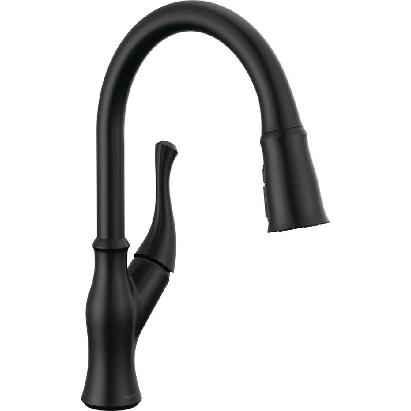 Matte Black Kitchen Faucet Black, Kitchen Faucets with Pull Down Sprayer, Kitchen Sink Faucet, Magnetic Docking Spray Head