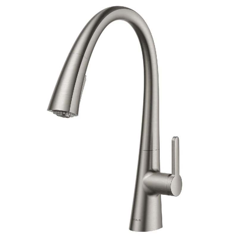 Nolen Spot Free Stainless Steel Finish Dual Function Pull-Down Kitchen Faucet