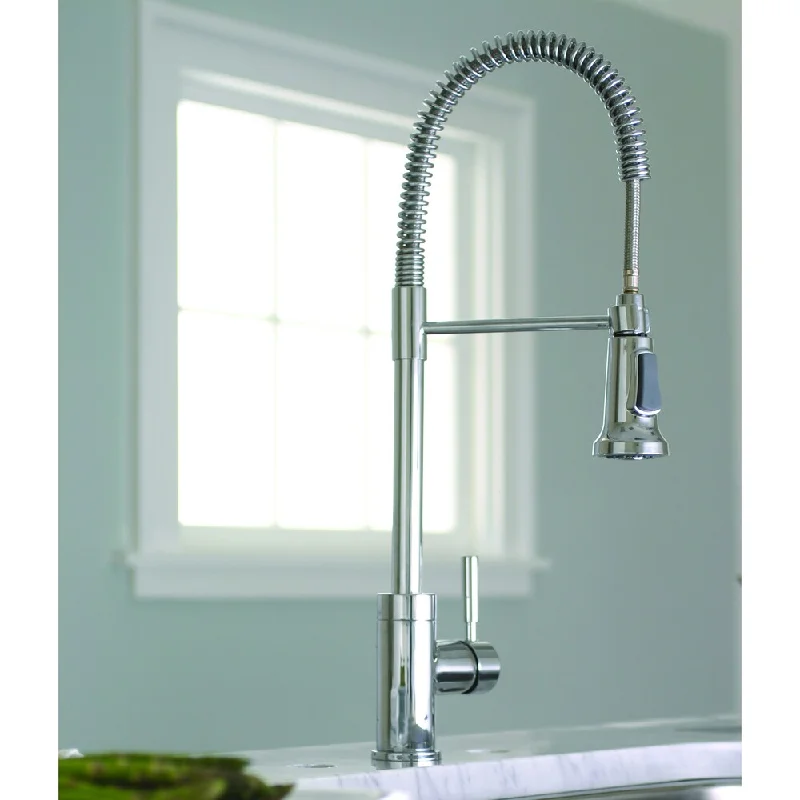 Premier Essen Lead-free Single-handle Commercial-Style Pull-down Chrome Kitchen Faucet