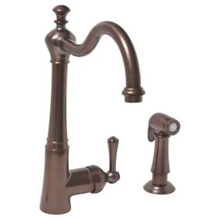 Premier Sonoma Lead-free Single-handle Oil Rubbed Bronze Kitchen Faucet with Matching Side Spray