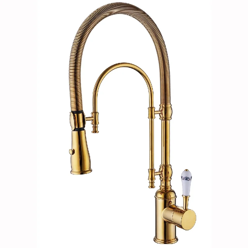 Pull-down Single-handle Kitchen Faucet - 26.18W inches X 13.58D inches X4.13H inches