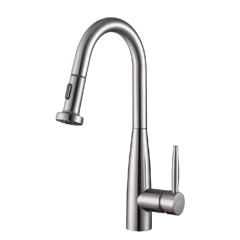 Ruvati RVF1229ST Stainless Steel Pullout Spray Kitchen Faucet