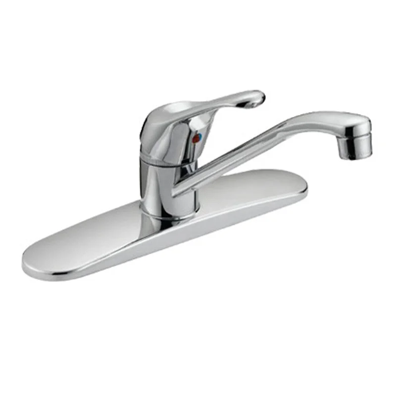 Single Handle Kitchen Faucet , Brushed Nickel Finish - 6H x 10W x 9.3 in.