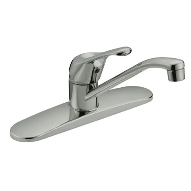 Single Handle Kitchen Faucet , Chrome Finish - 6H x 10W x 9.3 in.