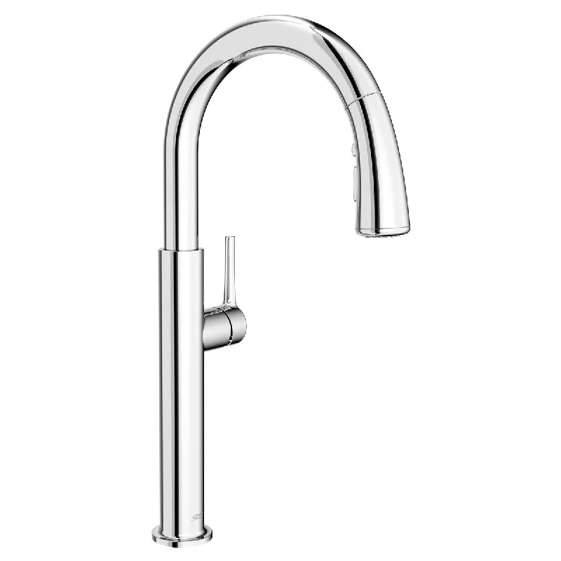 Studio S Pull-Down Dual Spray Kitchen Faucet in Polished Chrome