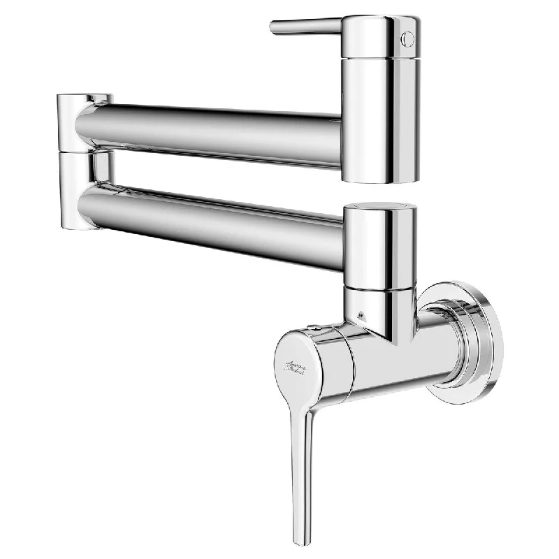 Studio S Wall-Mount Swing Arm Pot Filler Kitchen Faucet in Polished Chrome