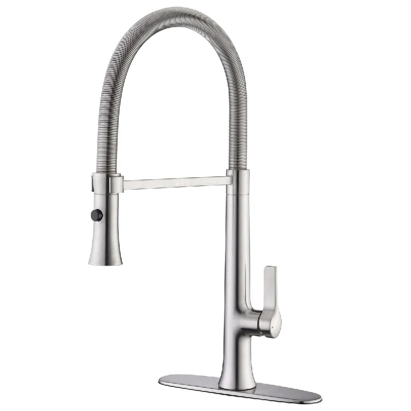 Varenne 1 or 3 Hole Pull-Down Spring Kitchen Faucet