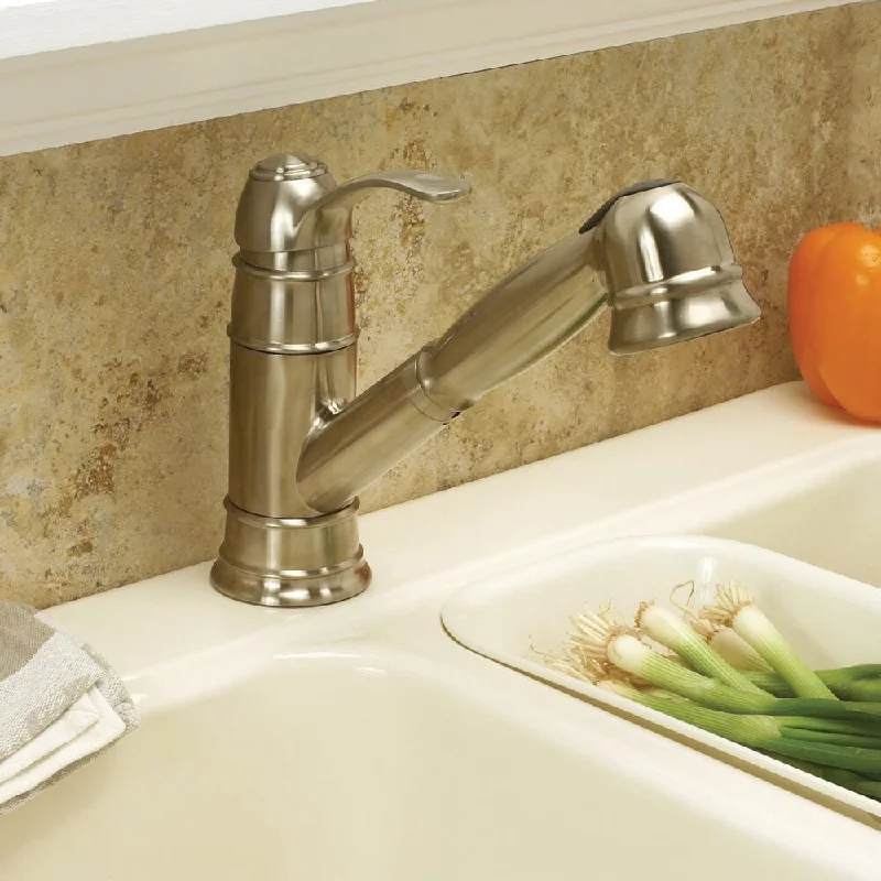 Wellington 120440 Pull-out Brushed Nickel Kitchen Faucet