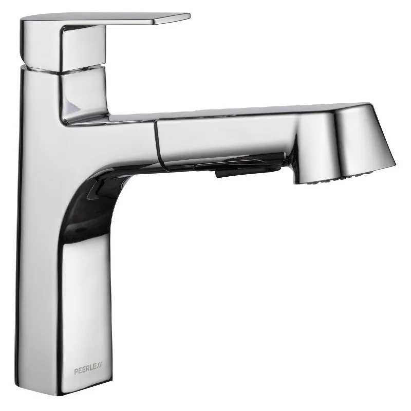 Xander Single Handle Pull-Out Sprayer Kitchen Faucet in Chrome P6919LF