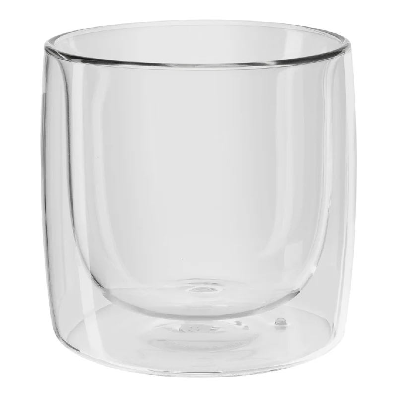 2-Piece Zwilling J.A. Henckels Double-Wall Tumbler Glass Set, 9 Fl Oz