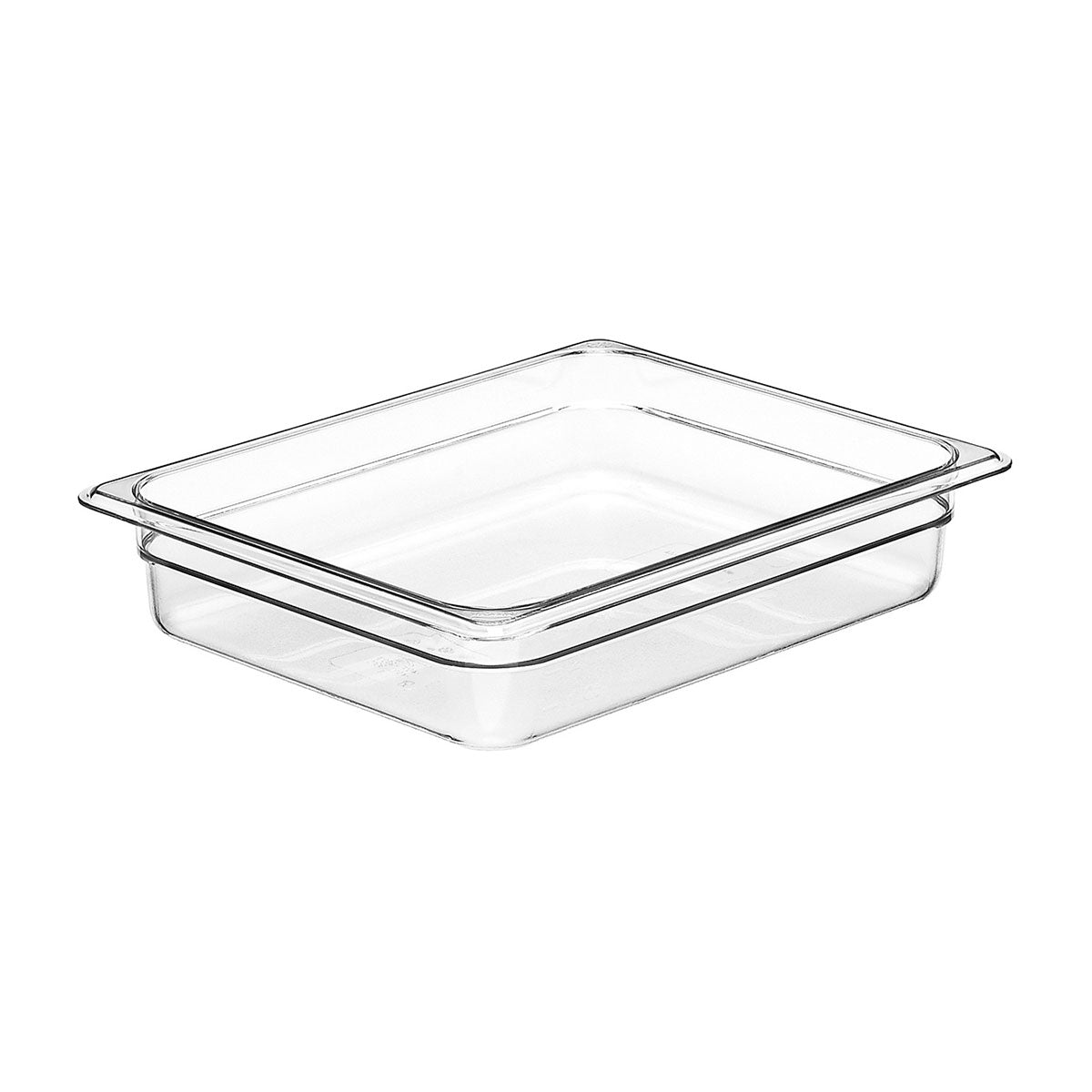 Cambro 22CW135 Camwear 1/2 Size Food Pan, Clear, 2-1/2" Deep