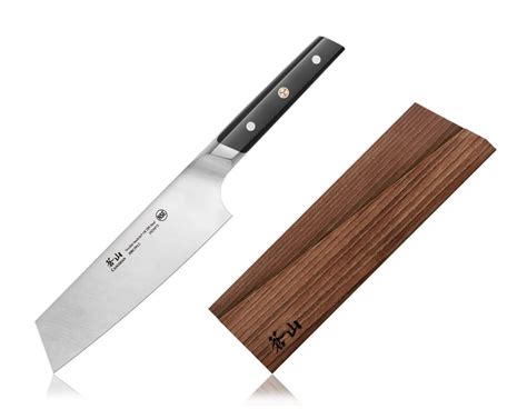 Cangshan Cutlery 1021004 TC Series Nakiri Knife and Wood Sheath Set, 7"