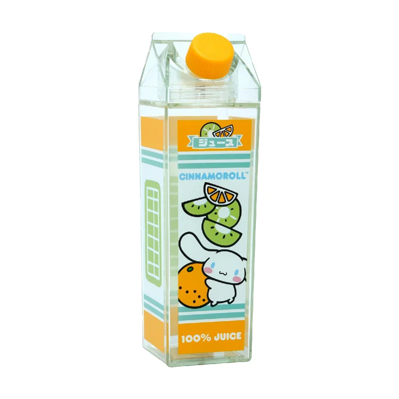 Cinnamoroll Milk Carton Water Bottle (Orange & Kiwi)