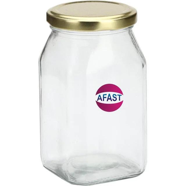 Compact Clear Glass Storage Jar for Kitchen and Home Organization | 200 ML | 3 x 4 inches