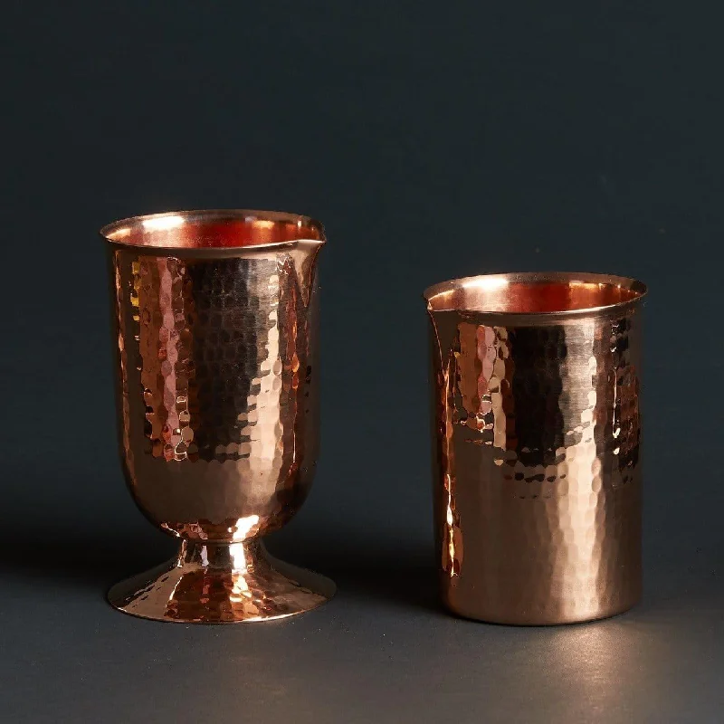 Hammered Copper Cocktail Mixers