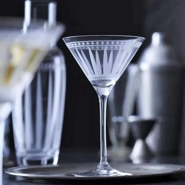 Crystal Martini Glasses - Set of 2