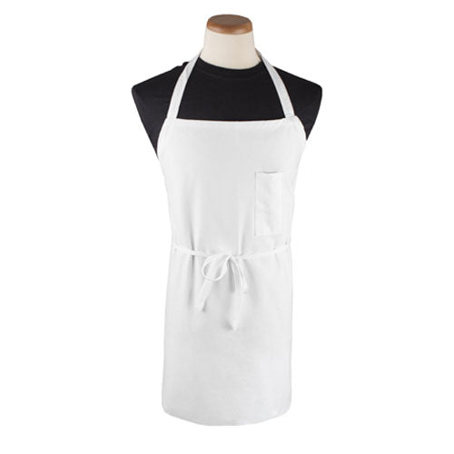 Culinary Essentials 859400 Bib Apron, White