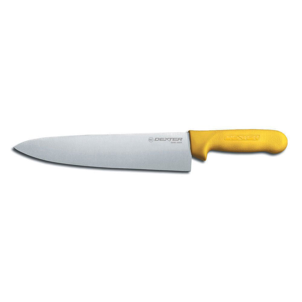 Dexter 12603Y Sani-Safe 6" Cook's Knife, Yellow