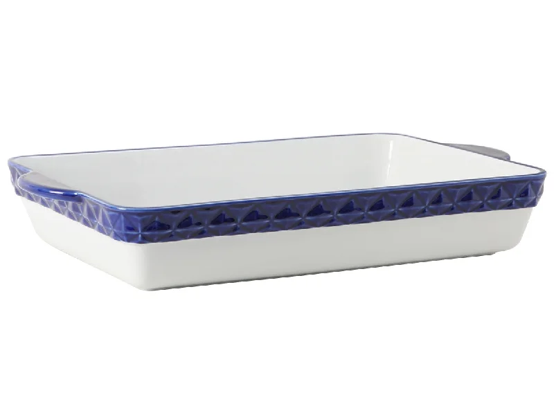 DisplayTux Casserole Rectangular 6-1/4qt 18-1/2"(16-1/2" w/o handle)x11"x3", 2 Pieces