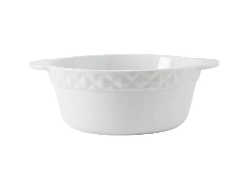 DisplayTux Casserole Round 3-1/2qt 12"(10" w/o handle)x4", 2 Pieces