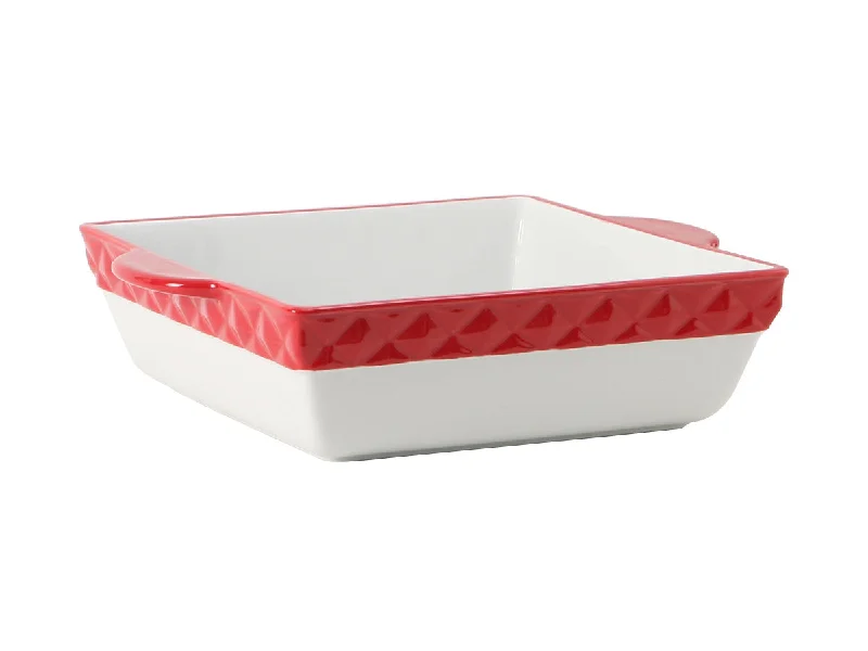 DisplayTux Casserole Square 3-1/4qt 12"(10" w/o handle)x10"x3", 2 Pieces