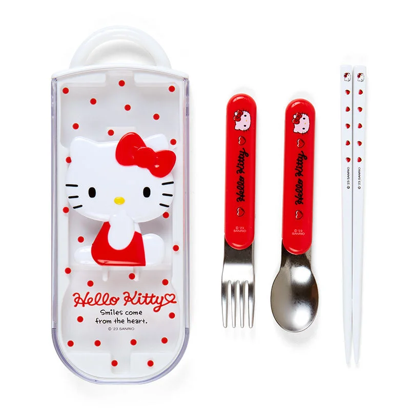 Hello Kitty Smiles Utensil Set Trio