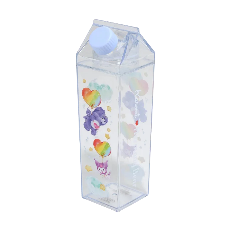 Kuromi x Care Bears Milk Carton Water Bottle